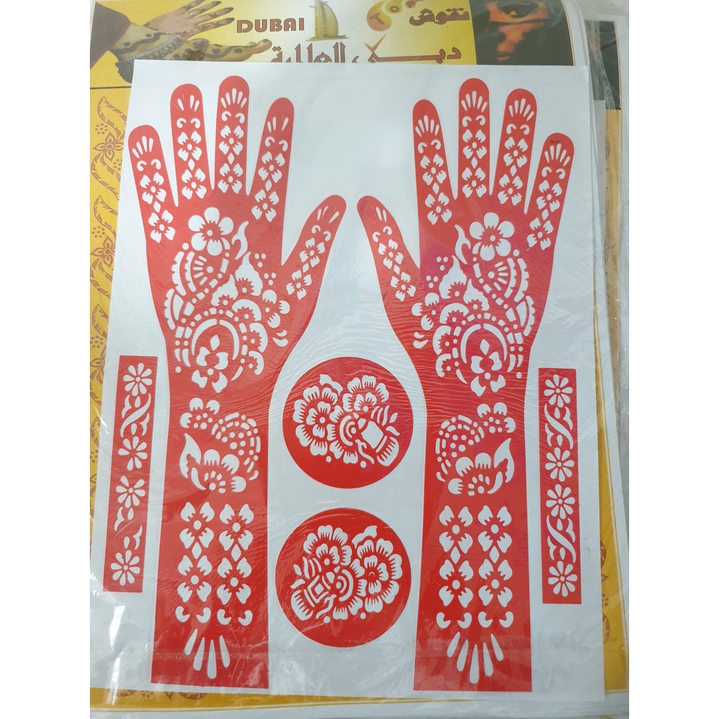 Detail Cetakan Henna Tangan Nomer 17