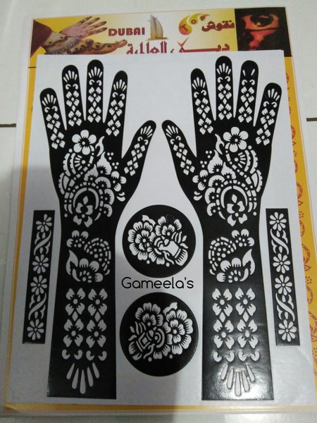 Detail Cetakan Henna Tangan Nomer 6