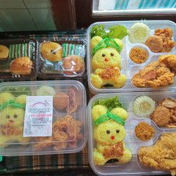 Detail Cetakan Nasi Kuning Karakter Nomer 6