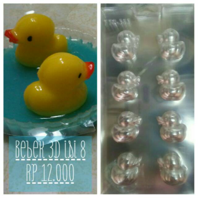 Detail Cetakan Puding Bebek Nomer 5