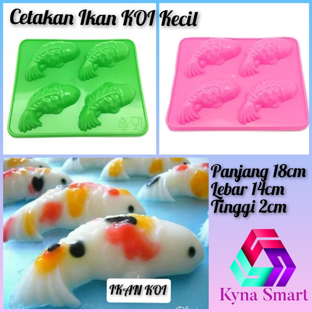 Detail Cetakan Puding Ikan Koi Nomer 39