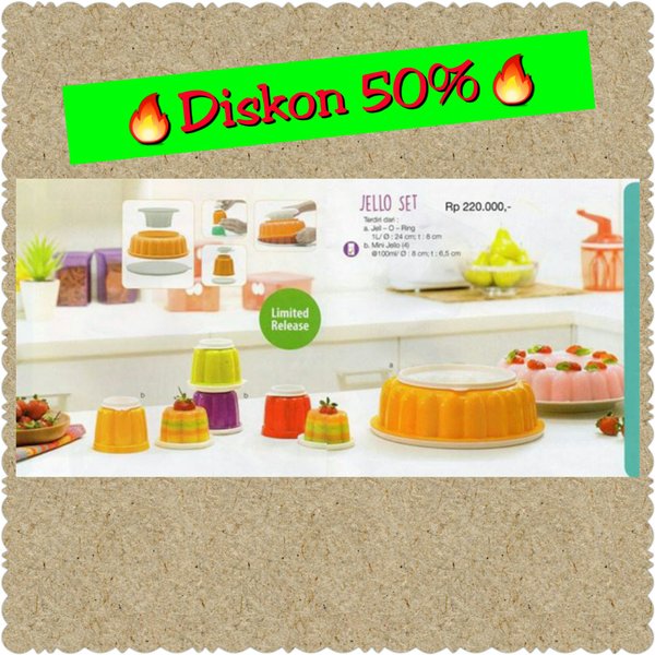 Detail Cetakan Puding Tupperware Nomer 24