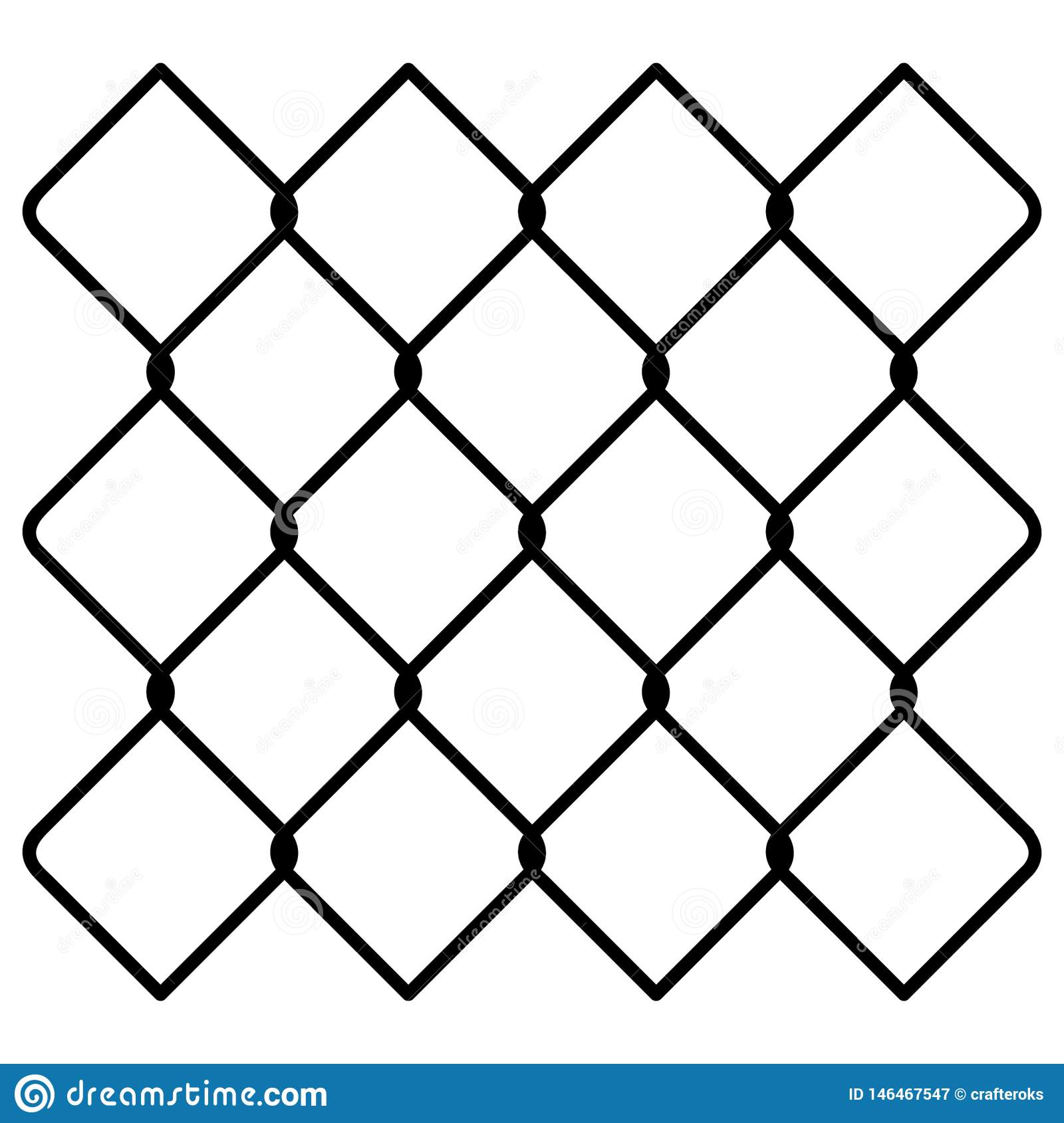 Detail Chain Fence Clipart Nomer 39