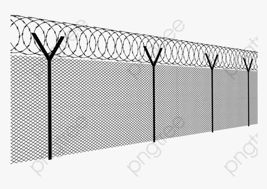 Detail Chain Link Fence Clipart Nomer 13