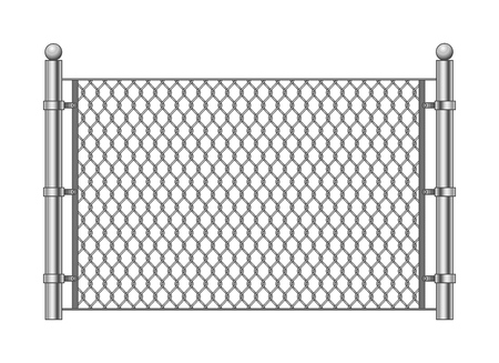 Detail Chain Link Fence Clipart Nomer 2