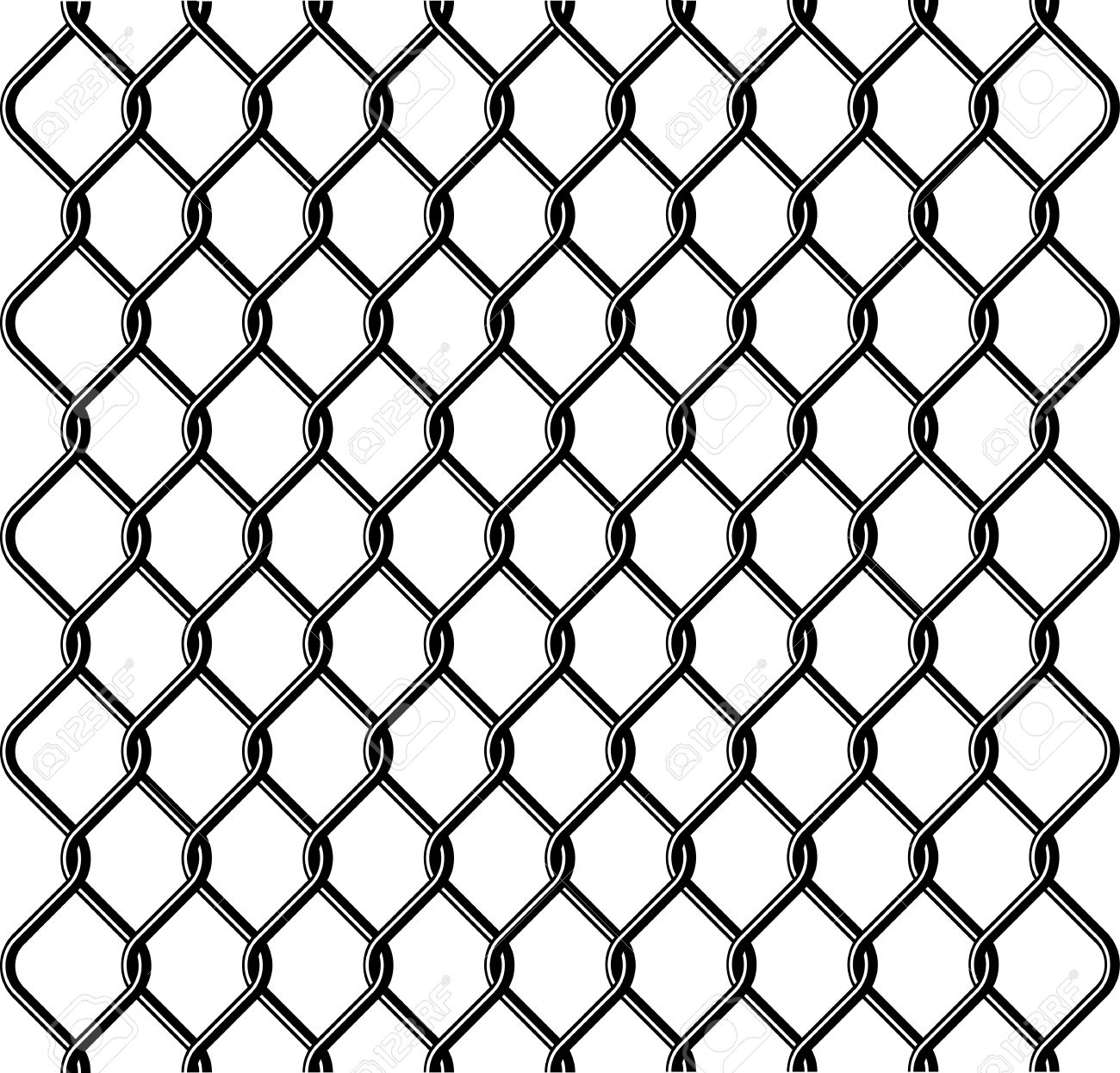 Detail Chain Link Fence Clipart Nomer 26
