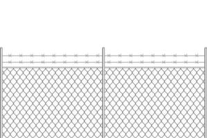 Detail Chain Link Fence Clipart Nomer 36
