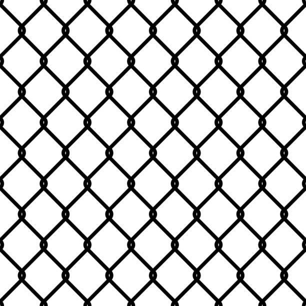 Detail Chain Link Fence Clipart Nomer 40