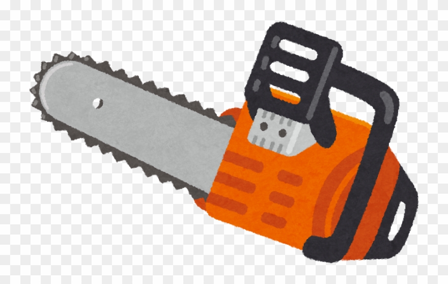 Detail Chain Saw Clipart Nomer 19