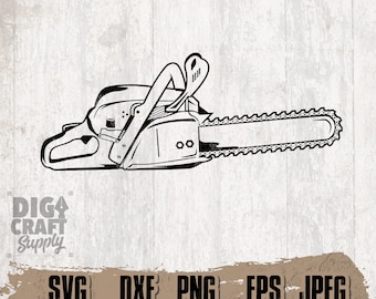 Detail Chain Saw Clipart Nomer 23
