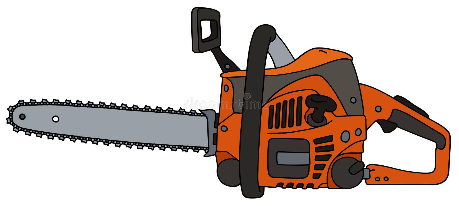 Detail Chain Saw Clipart Nomer 3