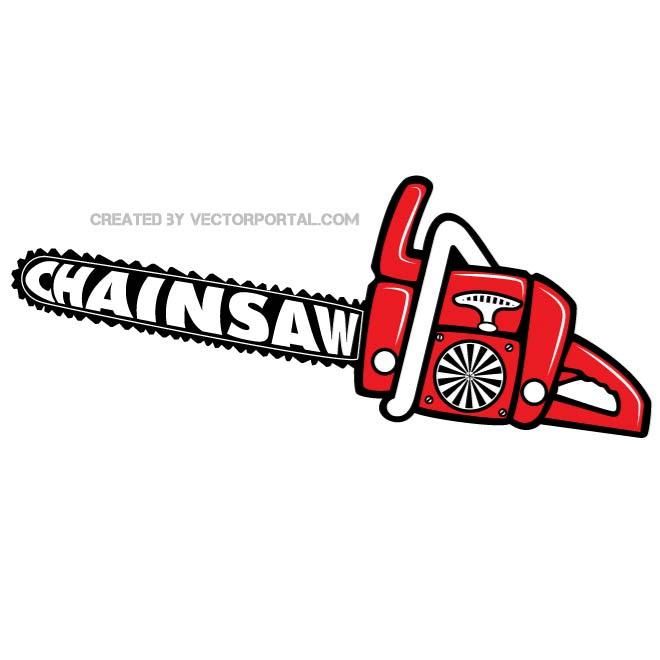 Detail Chain Saw Clipart Nomer 46