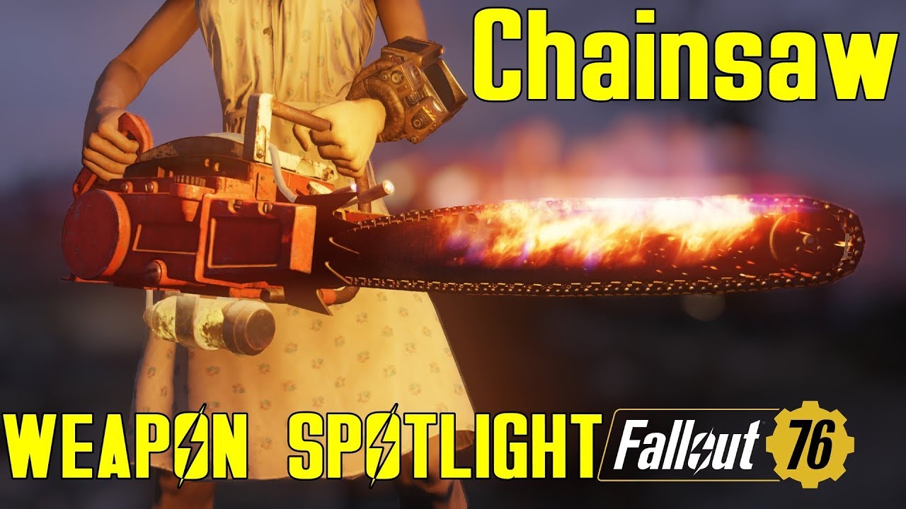 Detail Chainsaw Fallout 76 Nomer 3