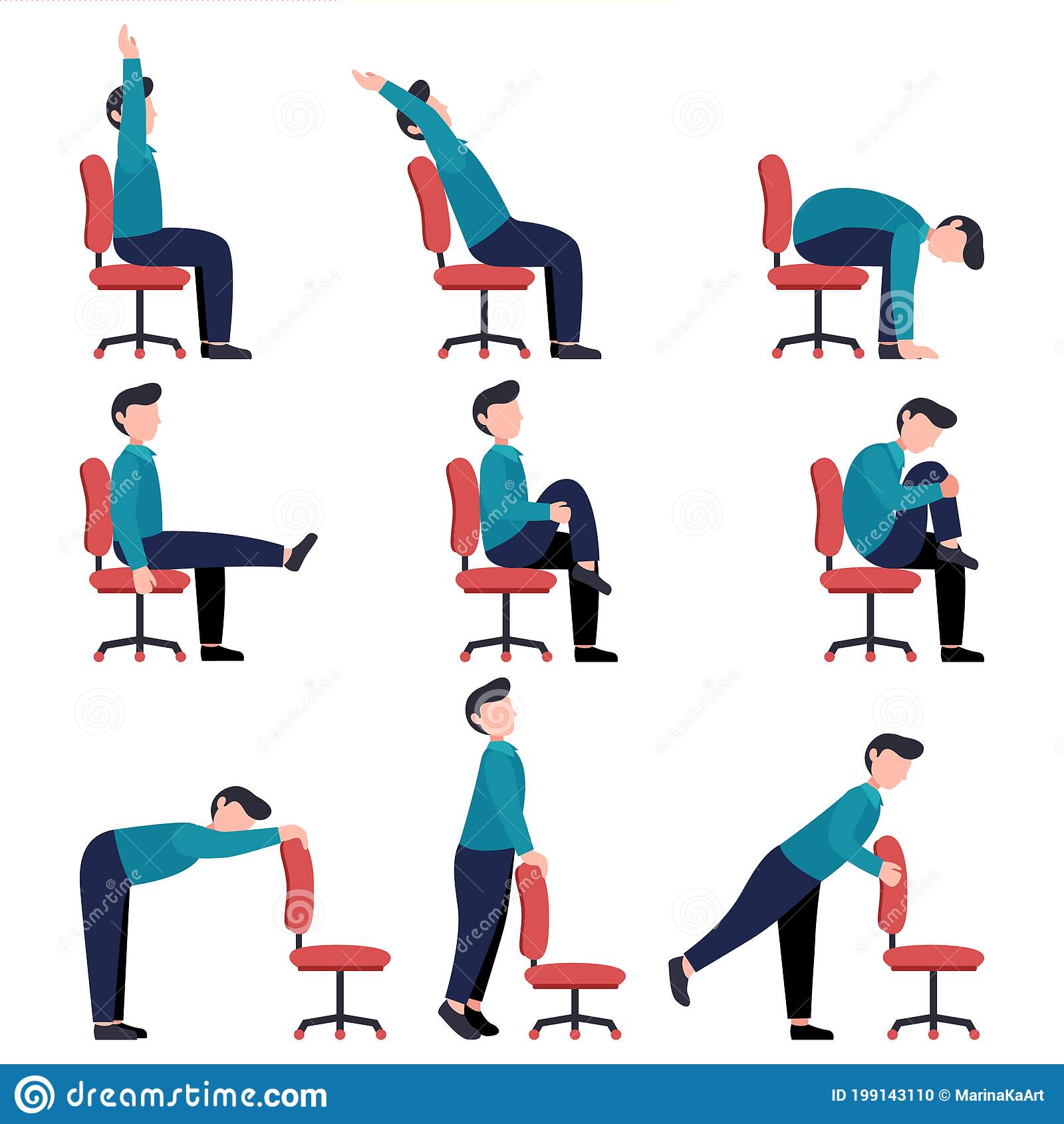 Detail Chair Yoga Clipart Nomer 20