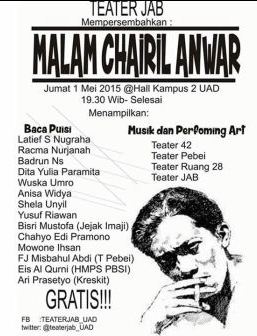 Detail Chairil Anwar Puisi Nomer 56