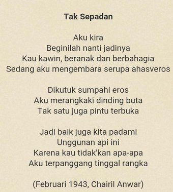 Detail Chairil Anwar Quotes Nomer 27