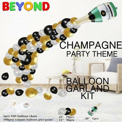 Detail Champagne Bottle Balloon Garland Nomer 15