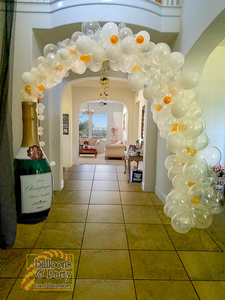 Detail Champagne Bottle Balloon Garland Nomer 23