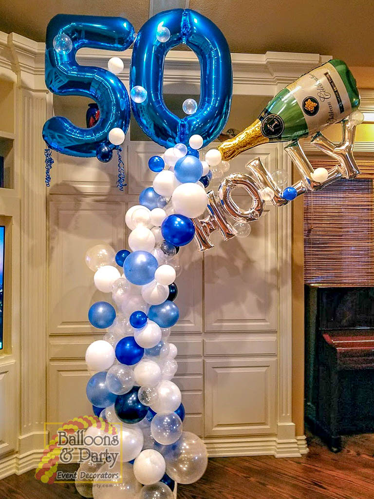 Detail Champagne Bottle Balloon Garland Nomer 51