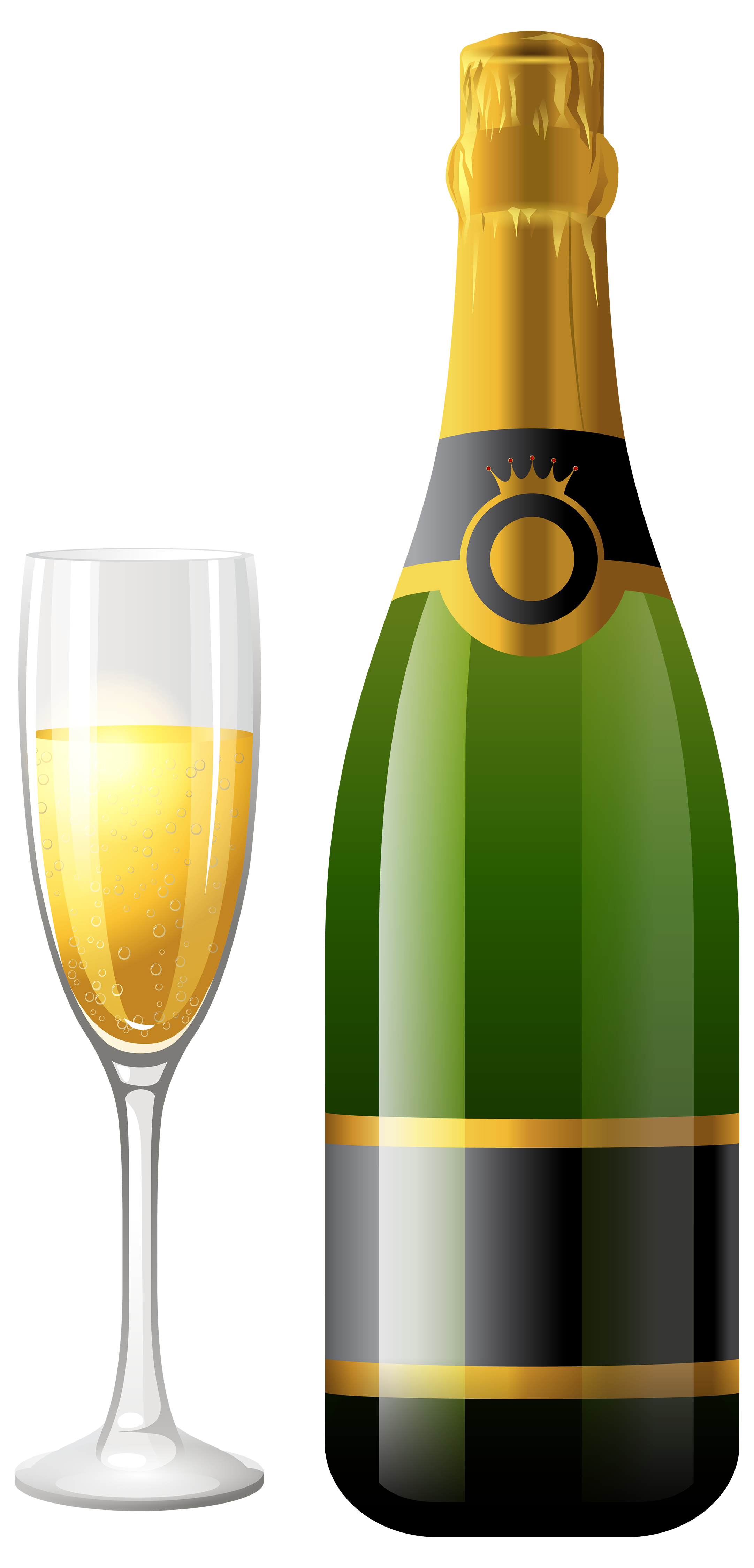 Detail Champagne Bottle Clipart Nomer 13