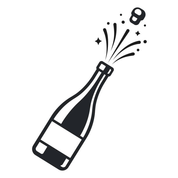 Detail Champagne Bottle Clipart Nomer 4