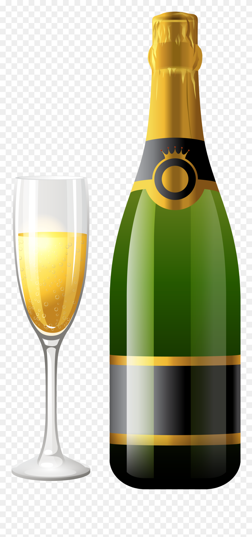 Detail Champagne Bottle Clipart Free Nomer 13