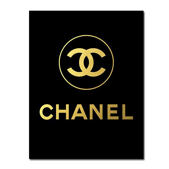 Detail Chanel Logo Gold Nomer 21