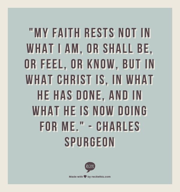 Charles Spurgeon Quotes On Faith - KibrisPDR