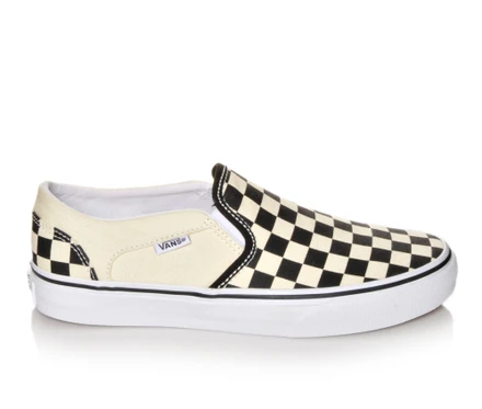 Detail Checkers Shoes Vans Nomer 40