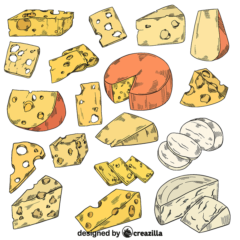 Detail Cheese Vector Png Nomer 37