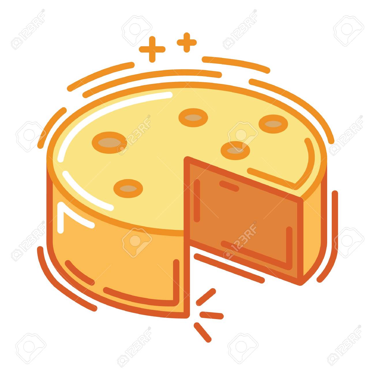 Detail Cheese Wheel Clipart Nomer 3