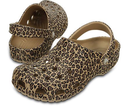 Detail Cheeta Print Crocs Nomer 32