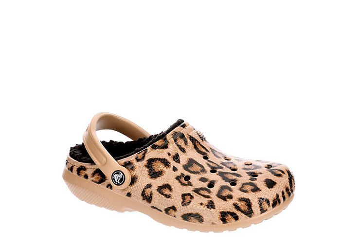 Detail Cheeta Print Crocs Nomer 40