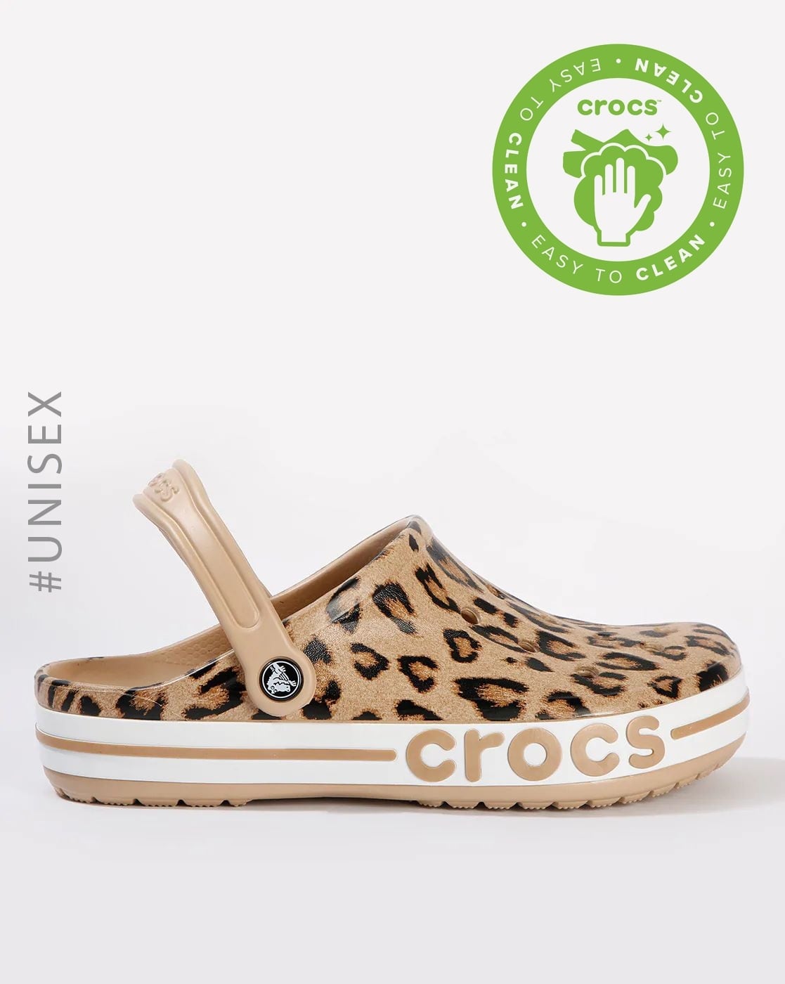 Detail Cheeta Print Crocs Nomer 9
