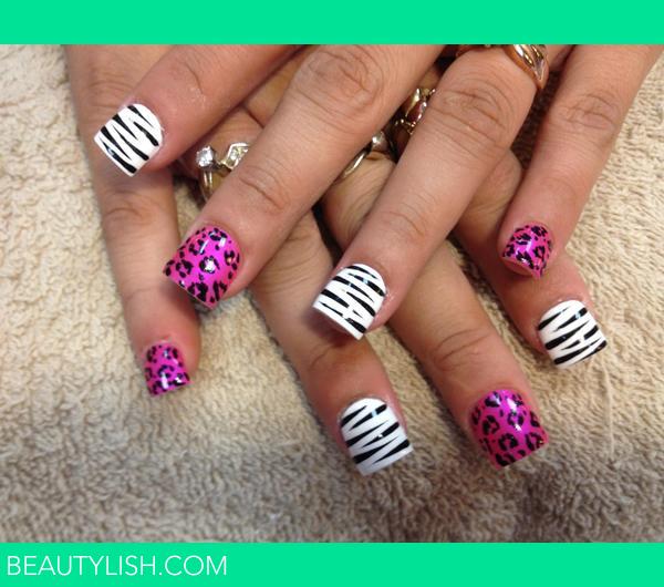 Detail Cheetah And Zebra Nail Designs Nomer 17