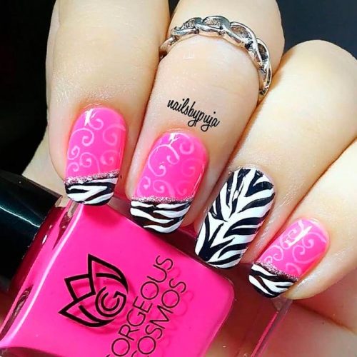 Detail Cheetah And Zebra Nail Designs Nomer 21