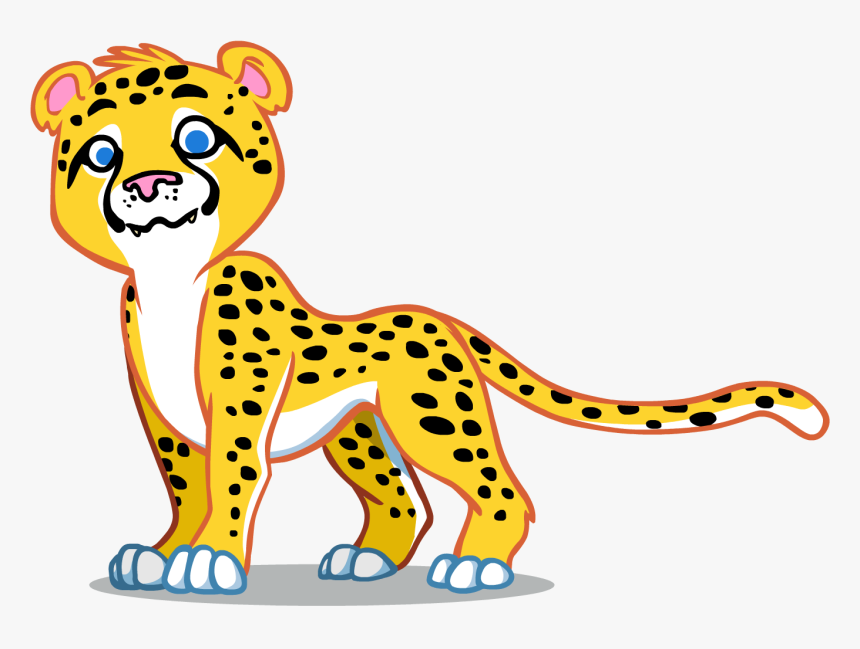 Detail Cheetah Clipart Free Nomer 23