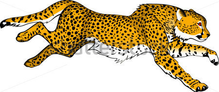 Detail Cheetah Clipart Free Nomer 43
