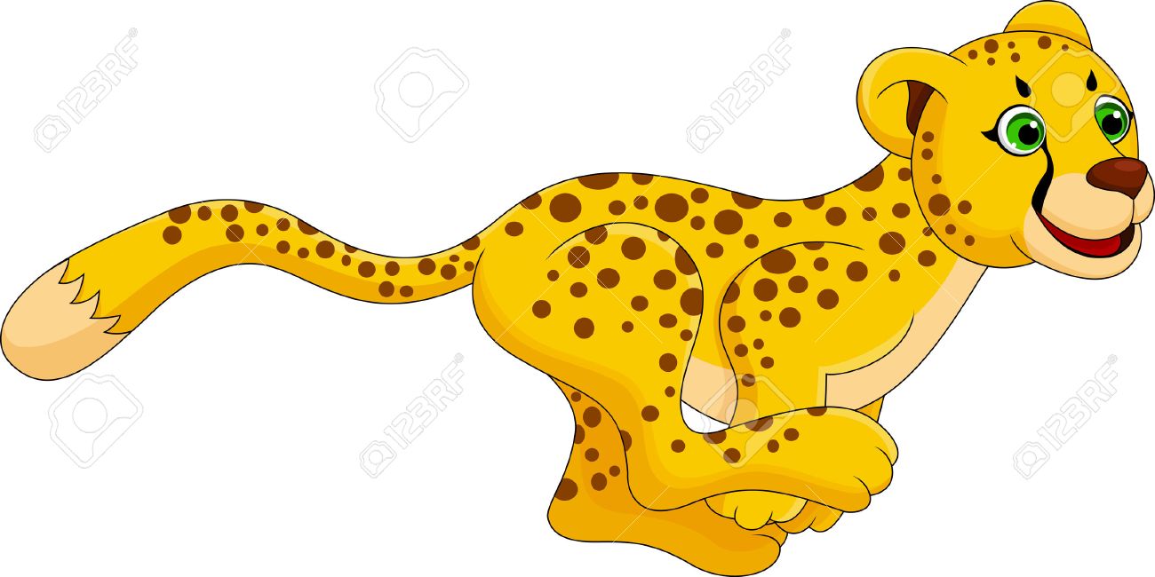 Detail Cheetah Clipart Free Nomer 6
