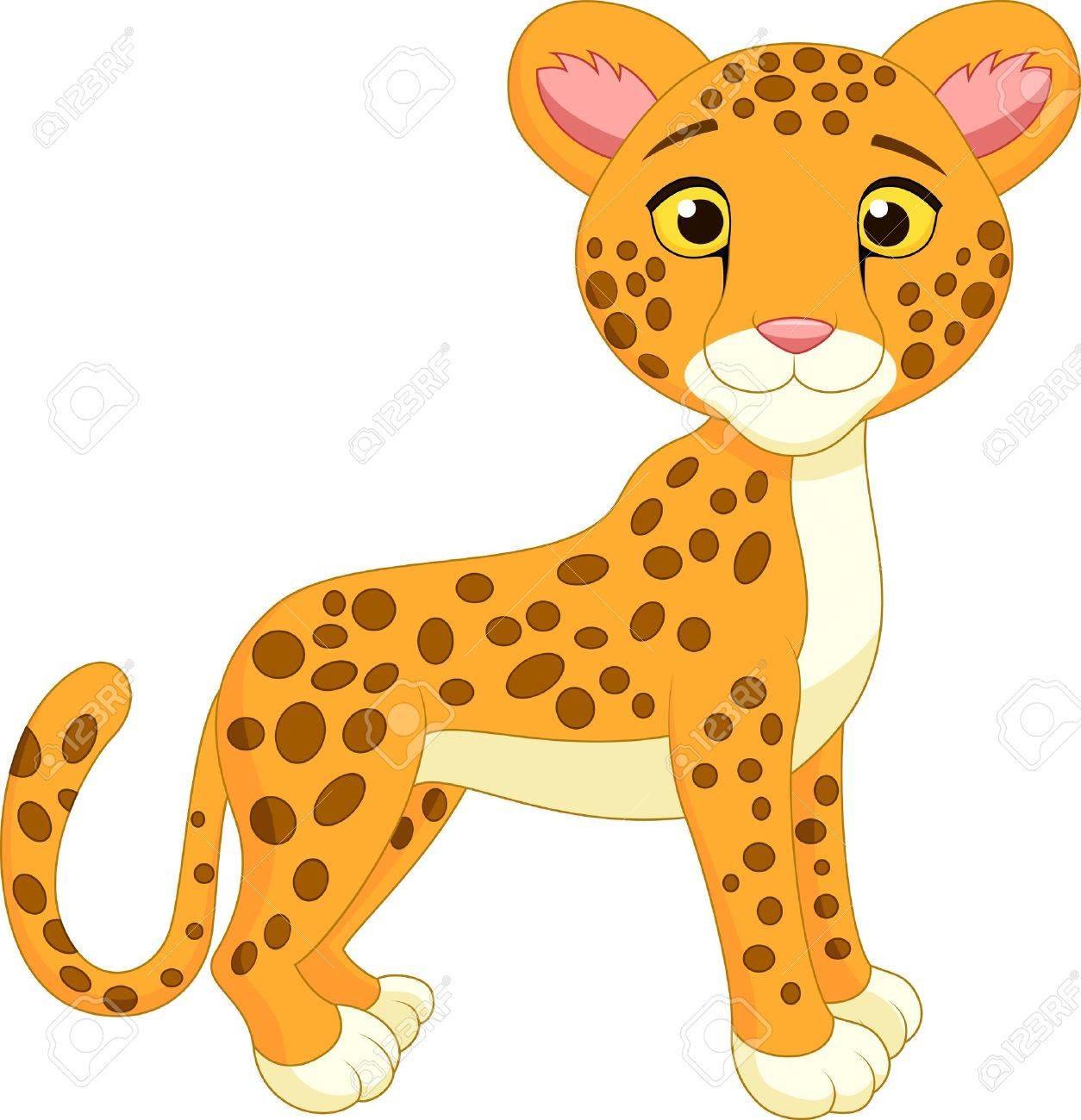 Detail Cheetah Clipart Free Nomer 8