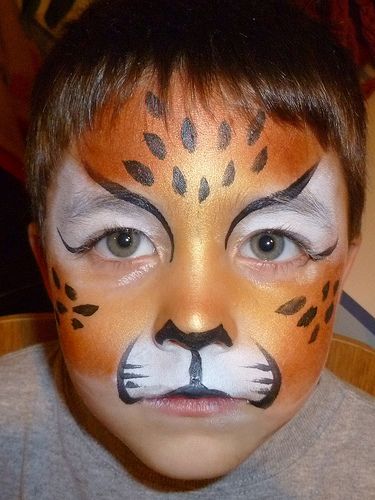 Detail Cheetah Face Paint Images Nomer 18