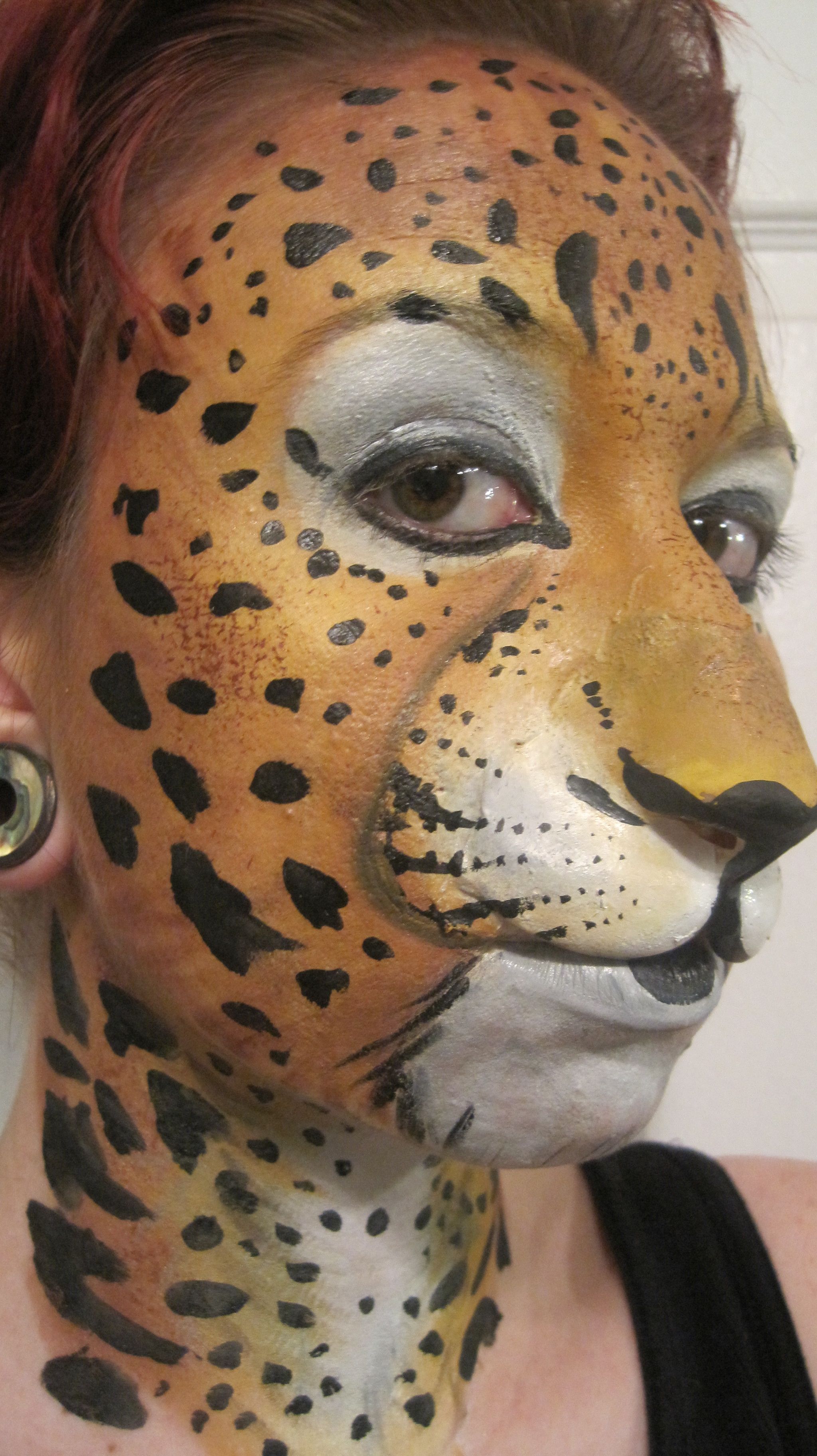 Detail Cheetah Face Paint Images Nomer 20