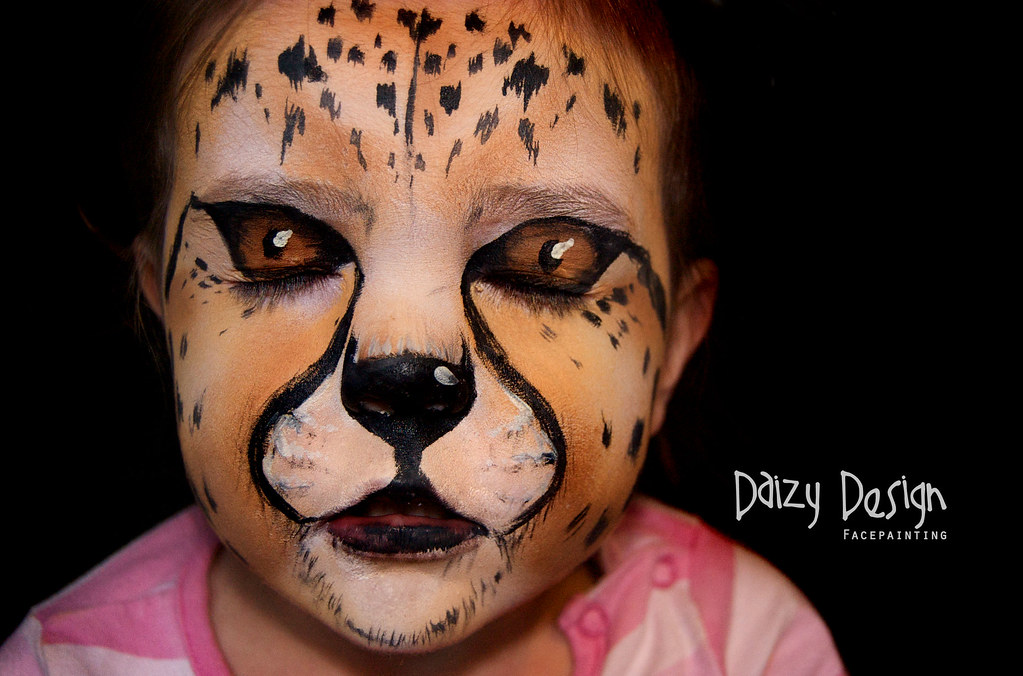 Detail Cheetah Face Paint Images Nomer 25