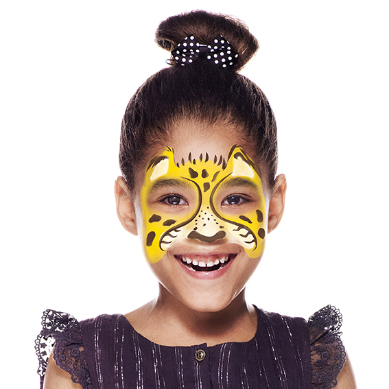 Detail Cheetah Face Paint Images Nomer 5