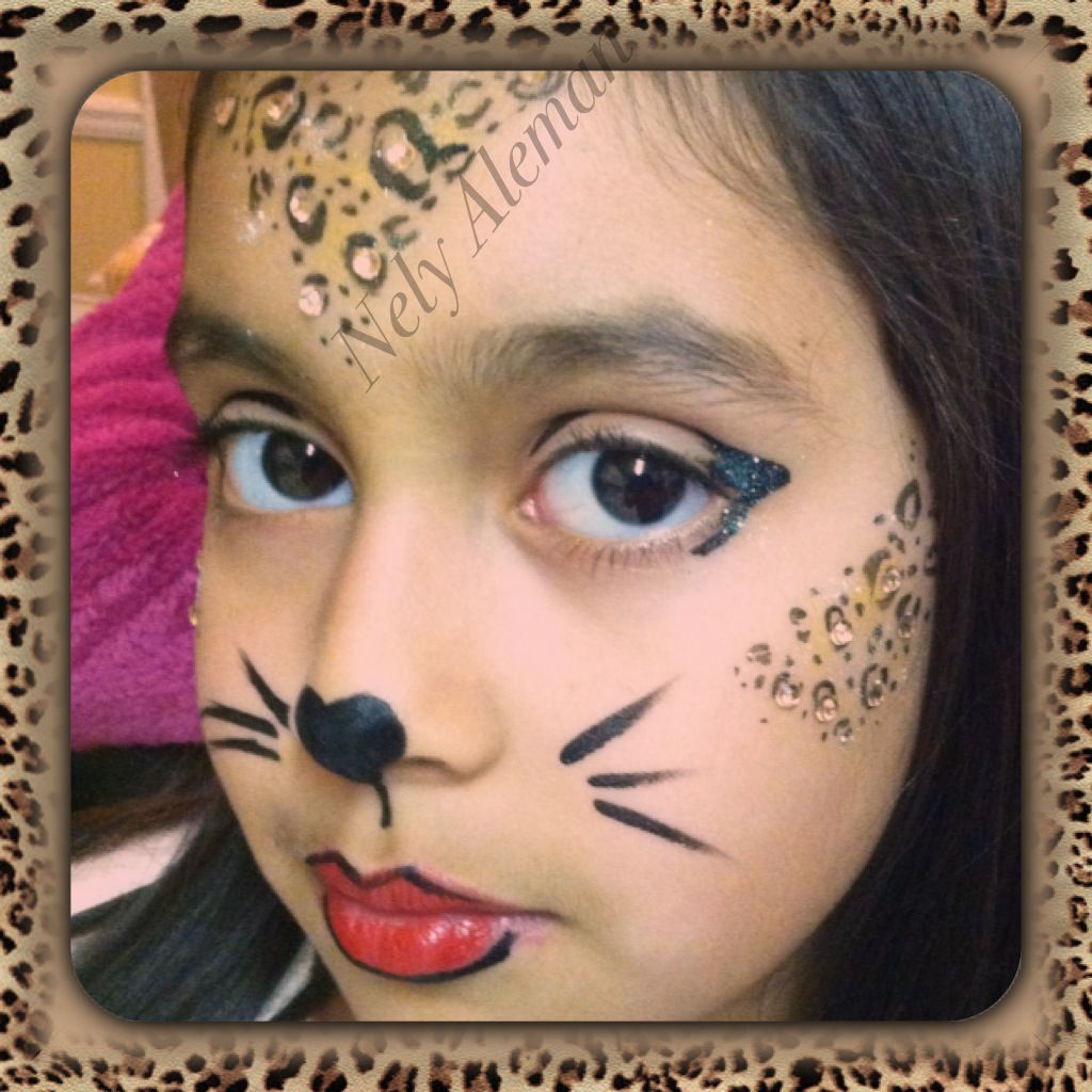 Detail Cheetah Face Paint Images Nomer 6