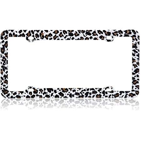 Cheetah License Plate Frame - KibrisPDR