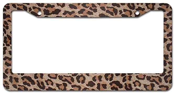 Detail Cheetah License Plate Frame Nomer 15