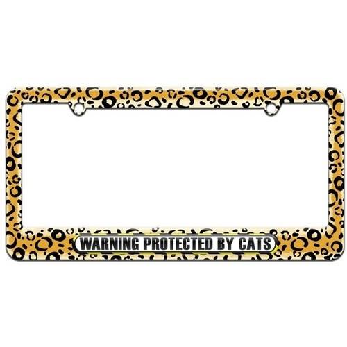 Detail Cheetah License Plate Frame Nomer 18