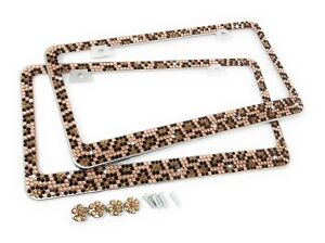 Detail Cheetah License Plate Frame Nomer 22