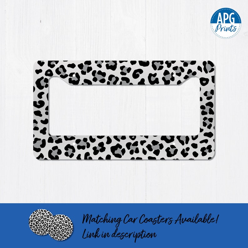 Detail Cheetah License Plate Frame Nomer 24